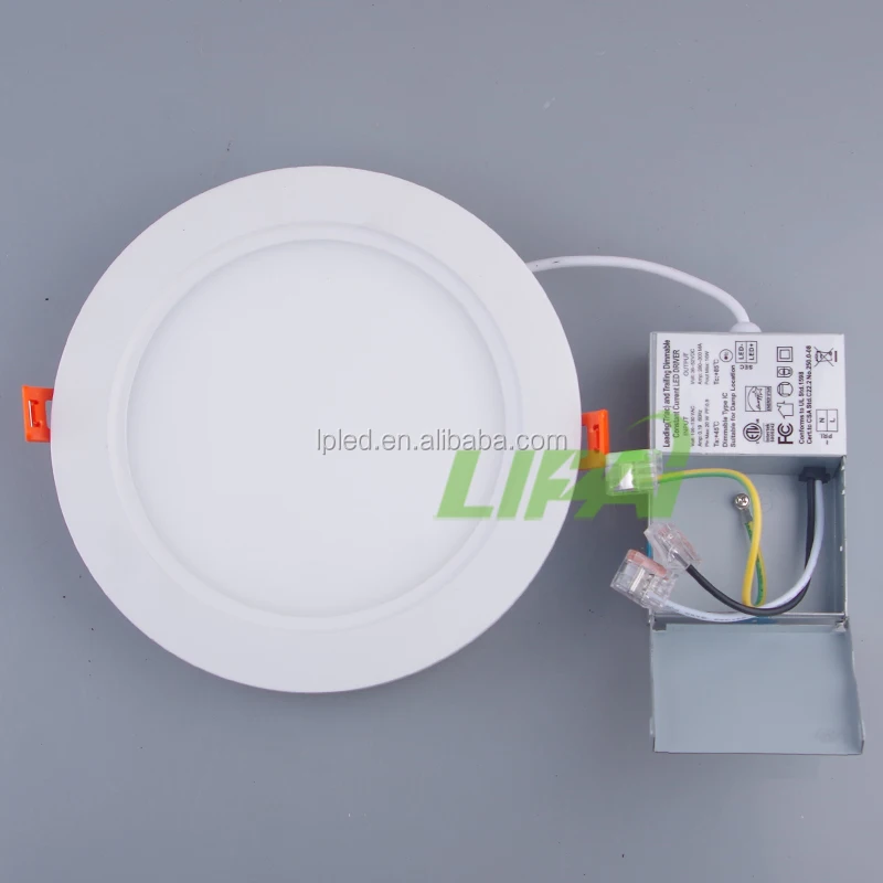 6 Inch ETL & ES 16W 120V 3CCT 3000K 4000K 5000KChangeable& Dimmable WithMemory LED Panel Light