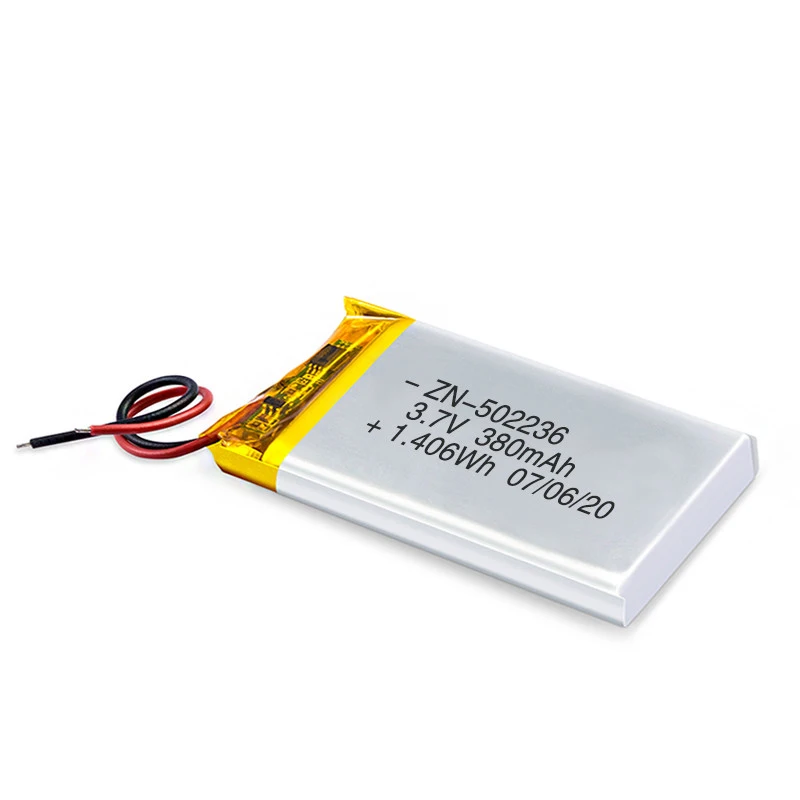 KC UL1642 UN38.3 Approved 3.7V 380mah Lithium Polymer 502236 LiPo Battery Lithium Polymer for IP Phone