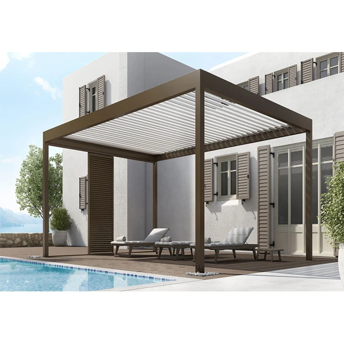 
Garden Wood Plastic Composite Wpc Pergola Outdoor Waterproof Designs, Pergola Gazebo Outdoor 