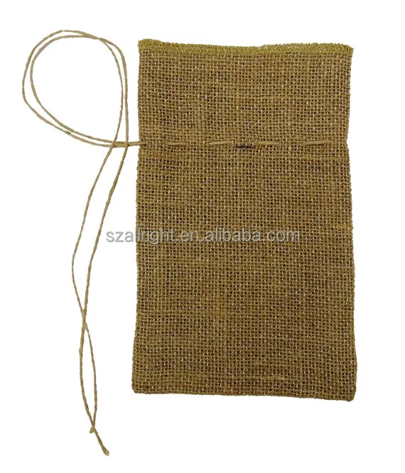 Burlap Drawstring Bags Jute Pouches for Jewelry, Gift Bag Natural Packaging Bag Accept Customized Logo Customized Size Allright