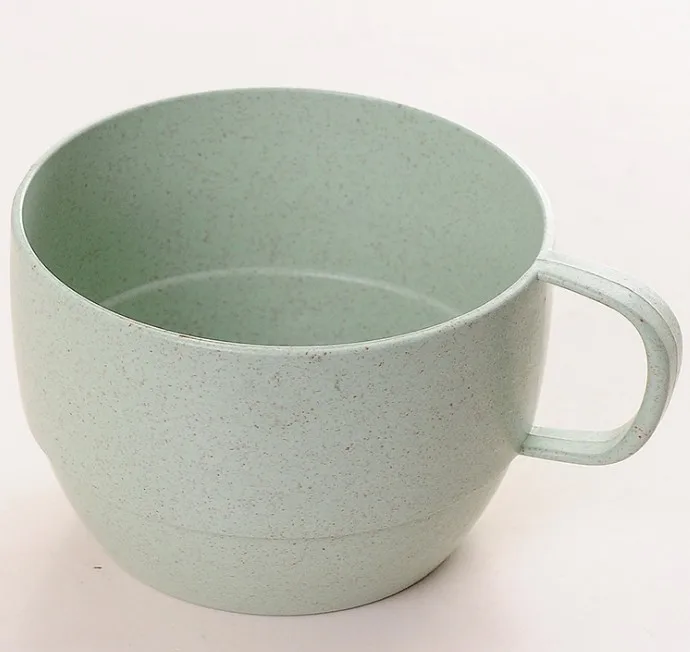 Shenzhen factory cheap sale eco- friendly wheat biodegradable plastic cup