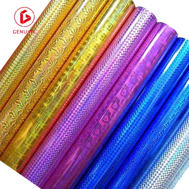 PET 3D Hologram Lens silver Packaging Film