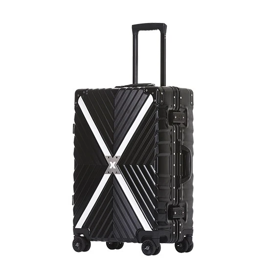 Hard Case Abs Pc Luggage polycarbonate sheet Aluminium Suitcase with Trolley