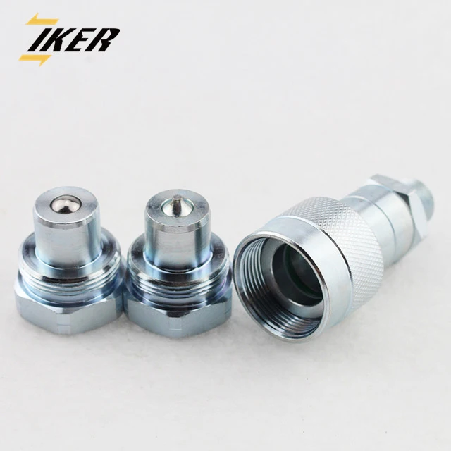 KZE-B 700 bar hydraulic jack thread to connect hydraulic quick coupling