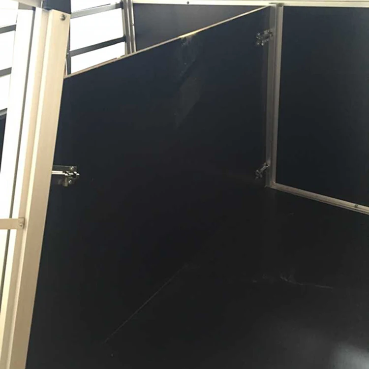 High Quality Heavy Duty Aluminum Steel Metal Pet Carrier Case Outdoor Double Door Dog Cage House