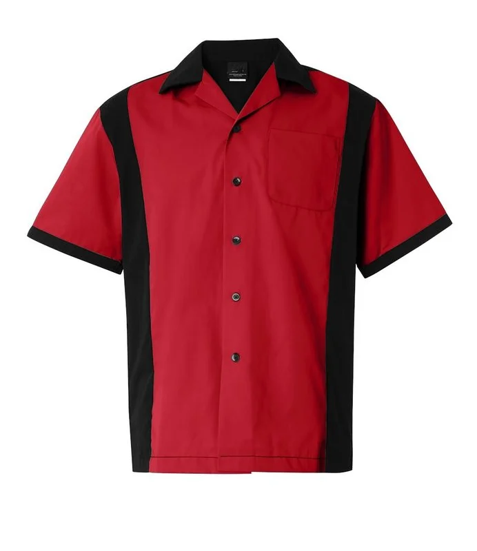 Mens Retro Cruiser Polyester Bowling Shirts