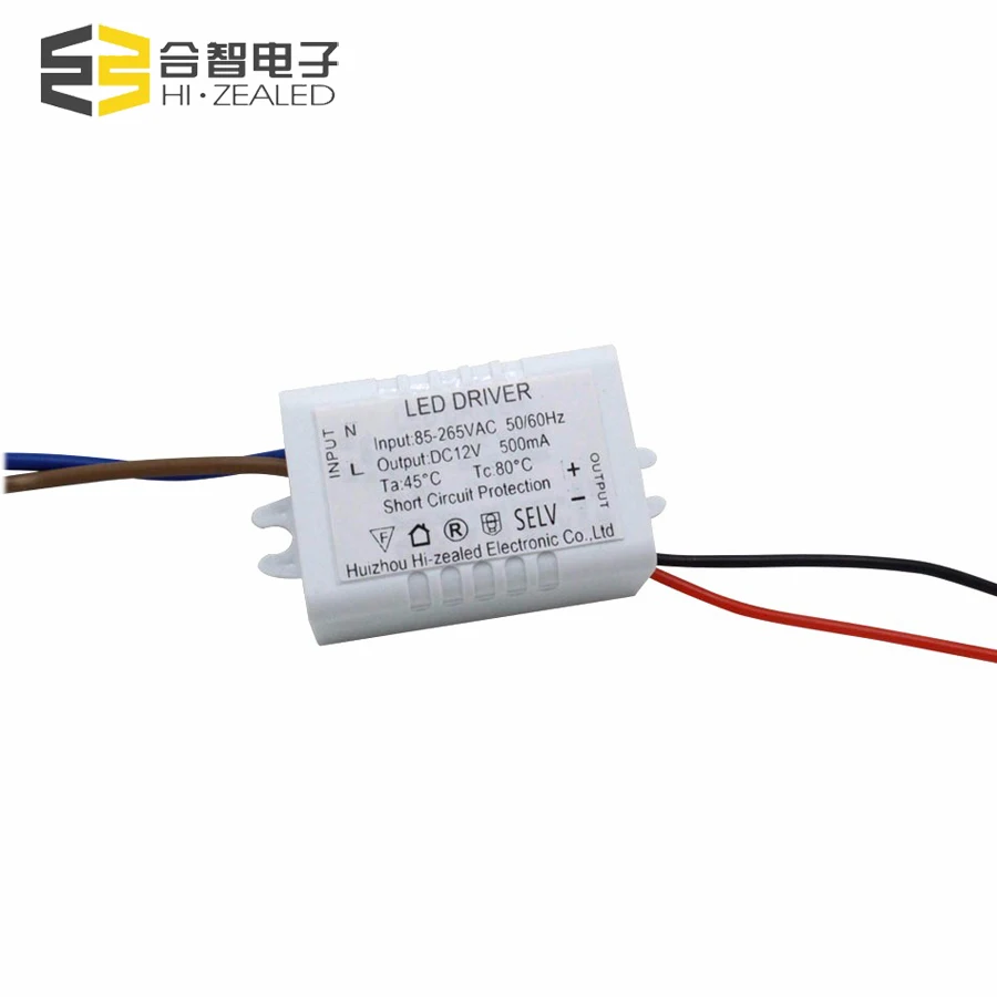 500mA 600mA constant voltage led driver 300ma led driver led strip driver 12v 8w