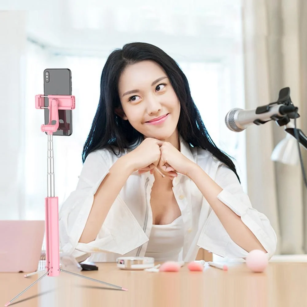 Tik Tok Selfie Stick LED Light Tripod Rechargeable Remote Shutter for Android iPhone