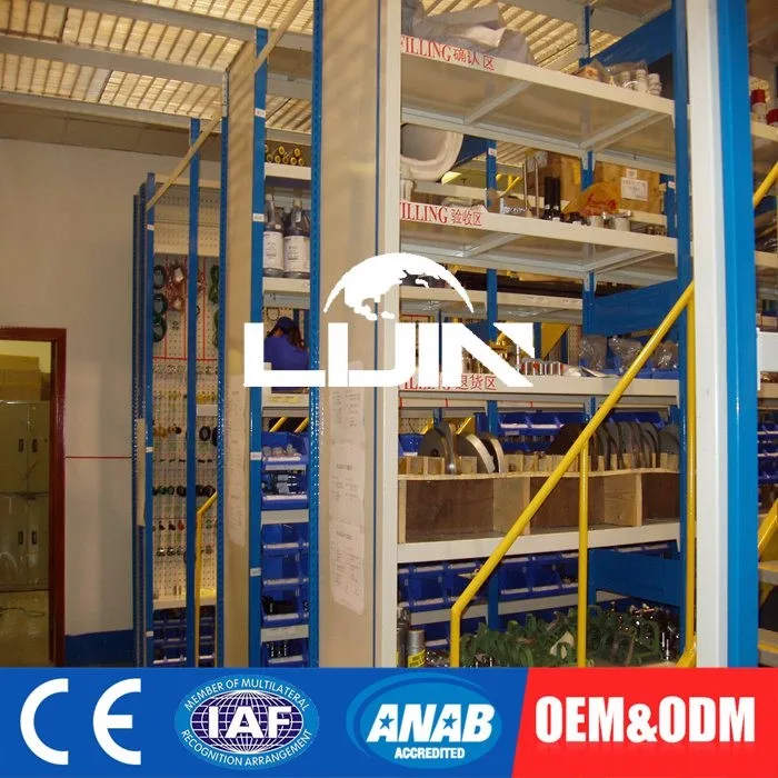 
LIJIN Manufacture Factory Industrial Pallet Lift Steel Mezzanine Racking Platform 