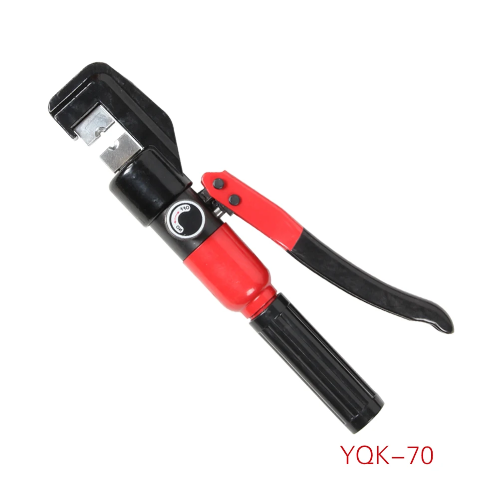 small cable lug hydraulic pliers manual yqk-70 hydraulic crimping tool
