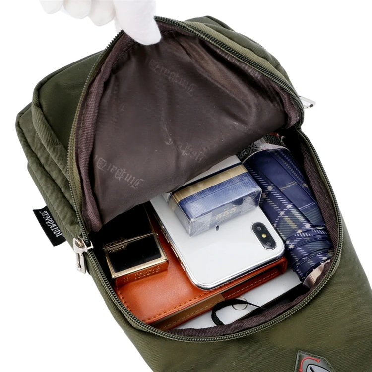 high quality man male waterproof fashion new chest bag lady sling bag from china