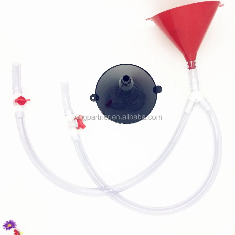 Bend free !! Custom color double extreme beer bongs