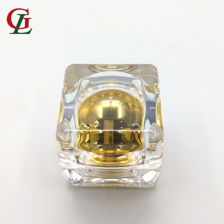 Новый дизайн 5 г пробный образец квадратная необычная банка для крема глаз косметический контейнер роскошная пустая