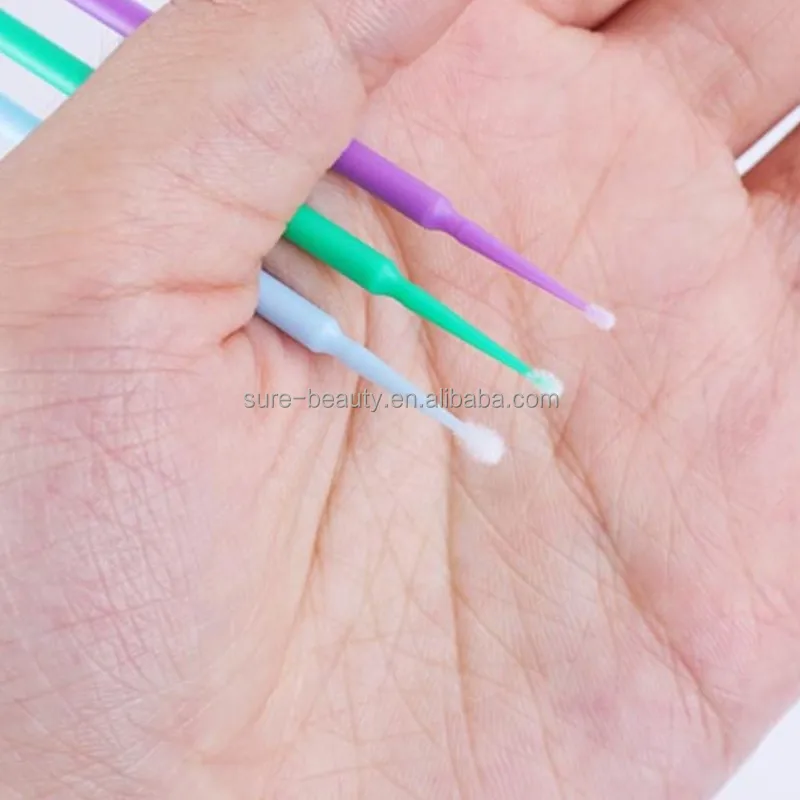Disposable Micro Brushes Eyelash Extension Glue Removing Tool Micro Applicator Dental Micro brush