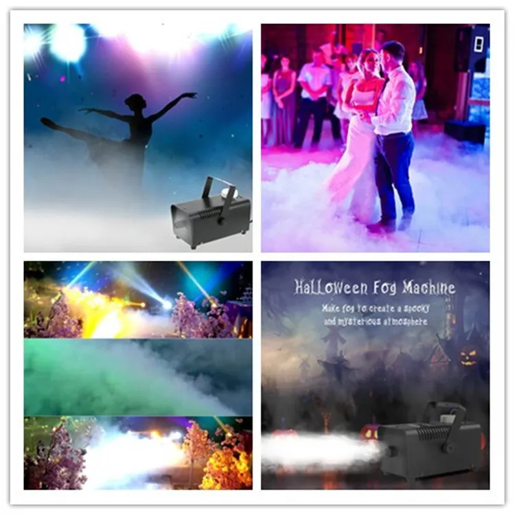 
Mini Smoke Machine With LED Effect 500W Fog Machines for Wedding Home Party Disco With Wire and Wireless control 