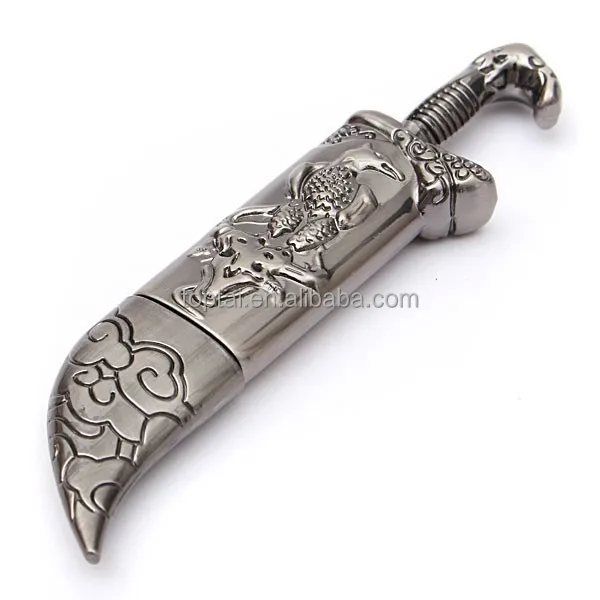 128GB USB Flash Drive Pen Drive Memory Stick Metal Eagle Dagger Shape