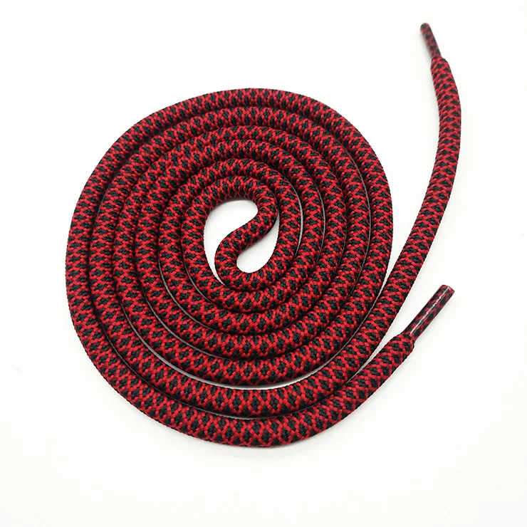 bulk designs dyeing colored braided round shoe laces wholesale