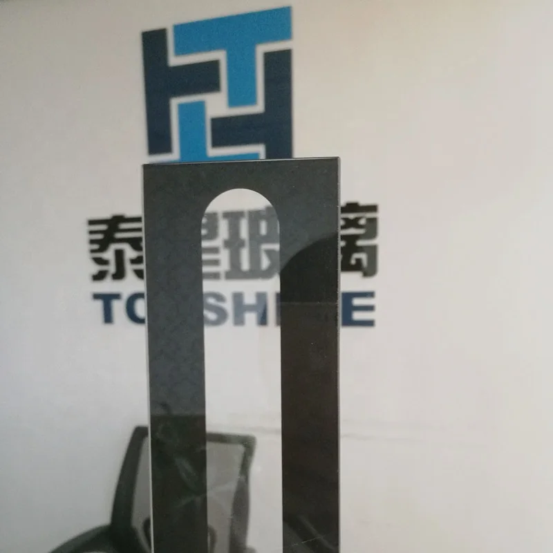 Customized decorative silk screen printing glass for led light cover glass lamp