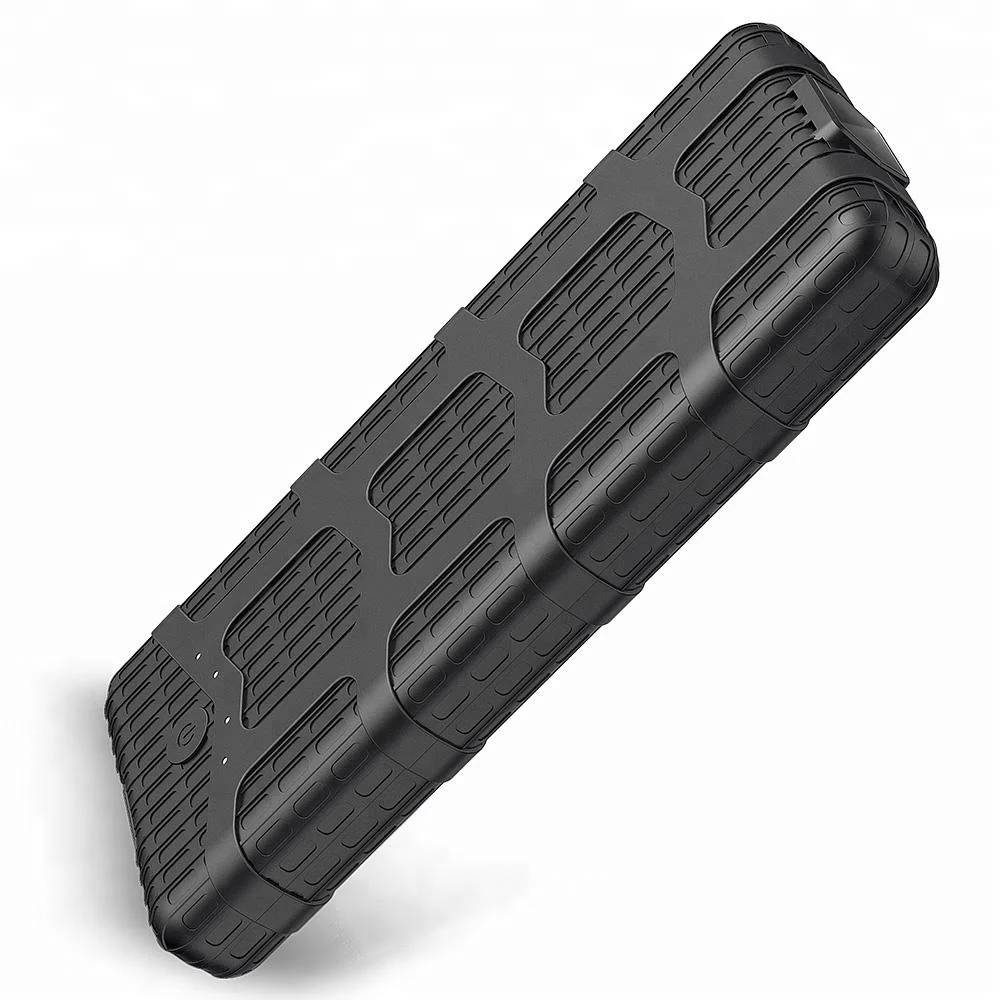 Waterproof IP67 backup disposable mobile charger Power bank with 20000mah battery cell for iphone Galaxy S7/S8