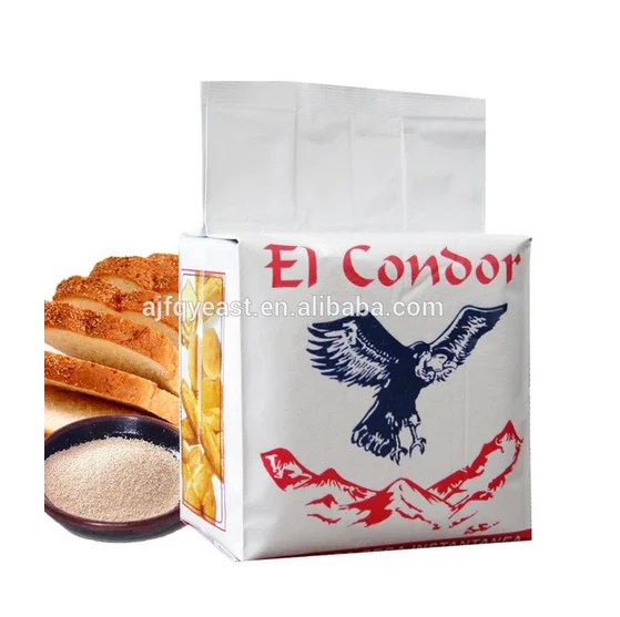 
500g sachets packing instant dry yeast for bakery with high fermentation 