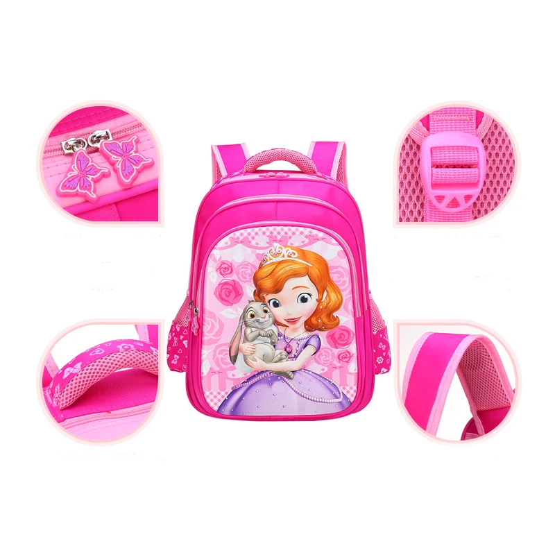 
Hello Kitty Series Cartoon Elementary School Book Bags Cute Kids Backpack for Little Girls 