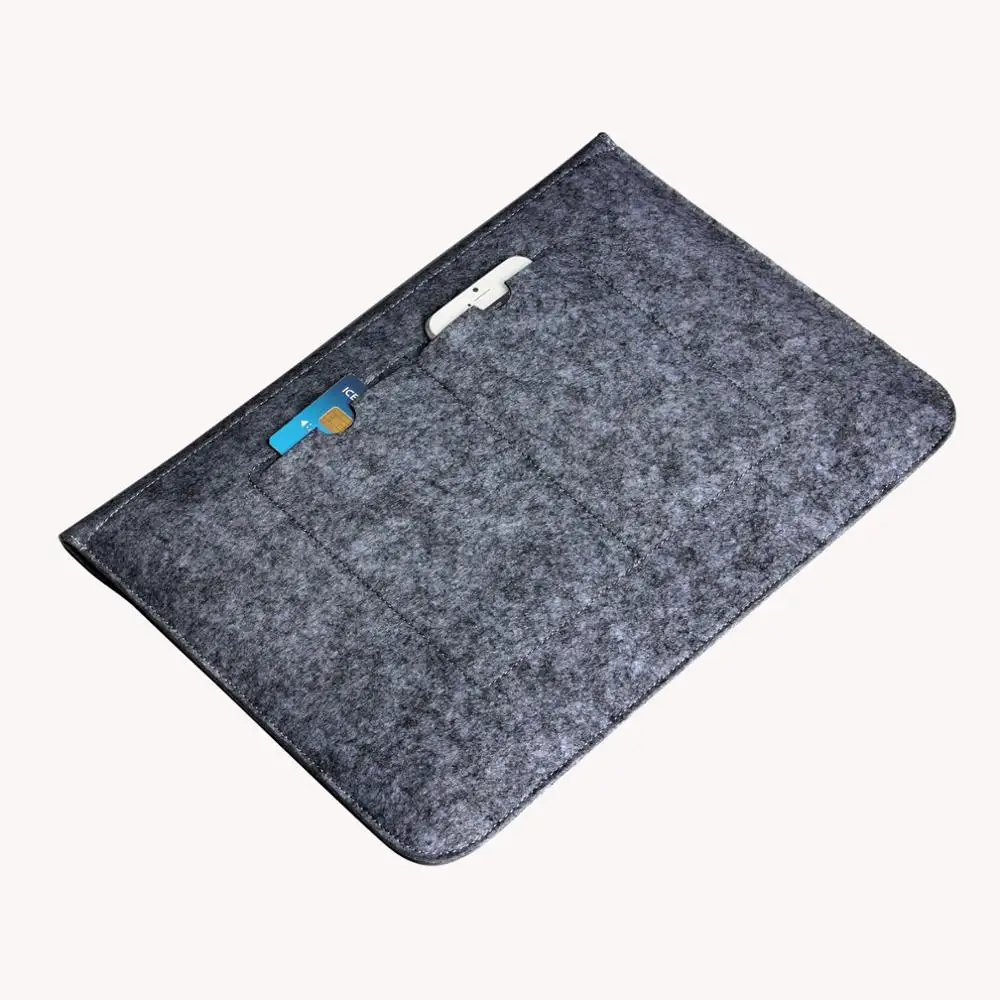 High quality Felt material multifunctional laptop sleeve light weight wool bag For Macbook Felt bag