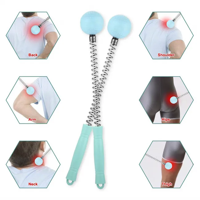 2019  Multi-Functional Deep Muscle Trigger Point Shoulder massager with Massager Ball Hammer Stick