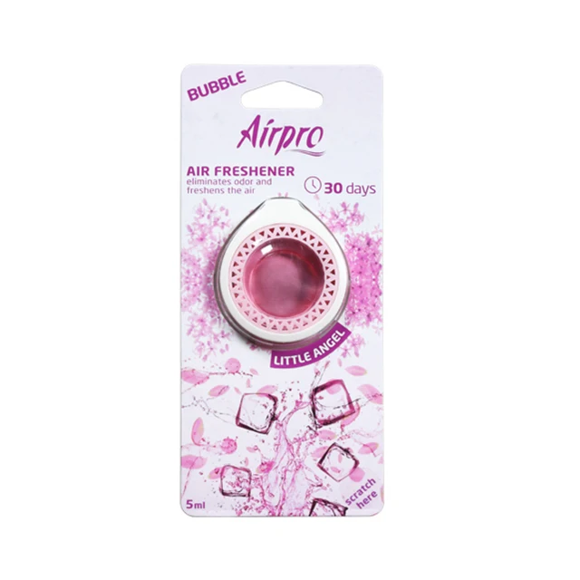 Airpro Brand Fresh Series 5ml Bubble Membrane With Little Angle Scent Car Vent Air Freshener