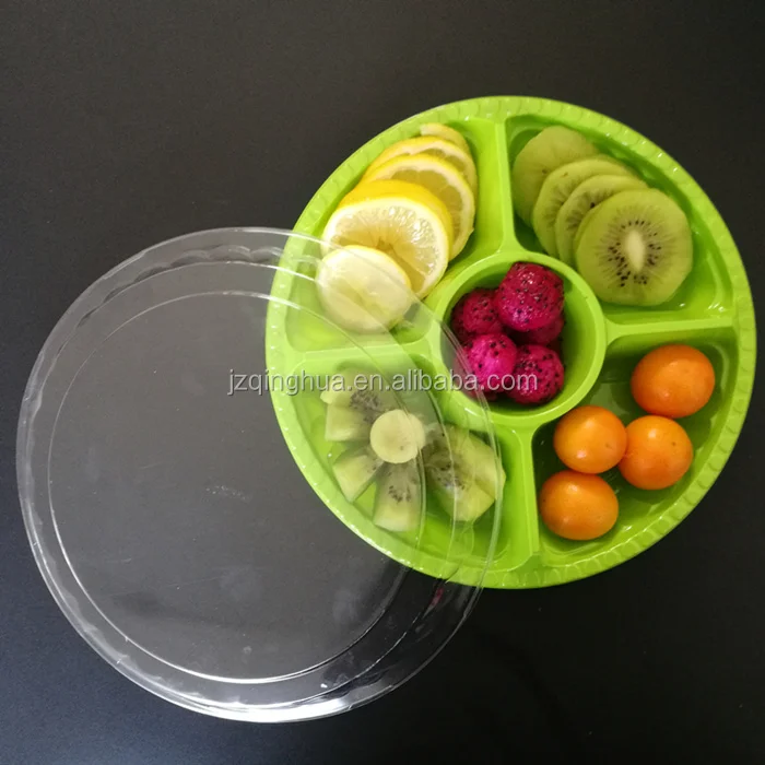 2023 новый лоток с 4 - 5 отделениями для упаковки продуктов питания/фруктов