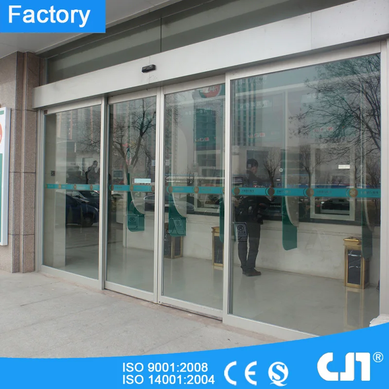 Aluminum Frame Double Open Automatic Door  commercial electric door system automatic glass sliding doors