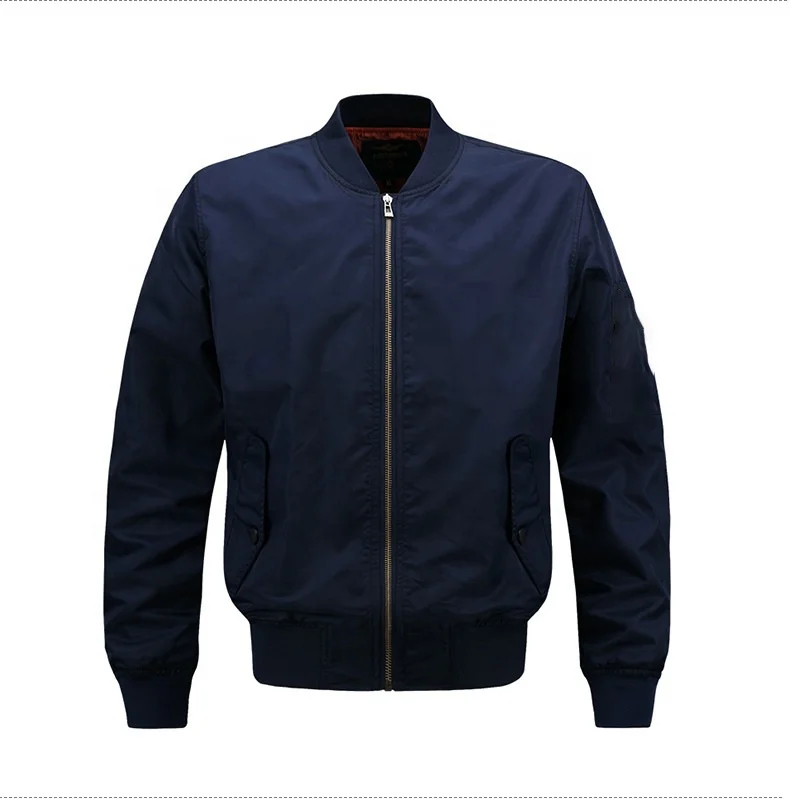 Wholesale Low MOQ  Free design Custom Blank Windproof Men Jacket