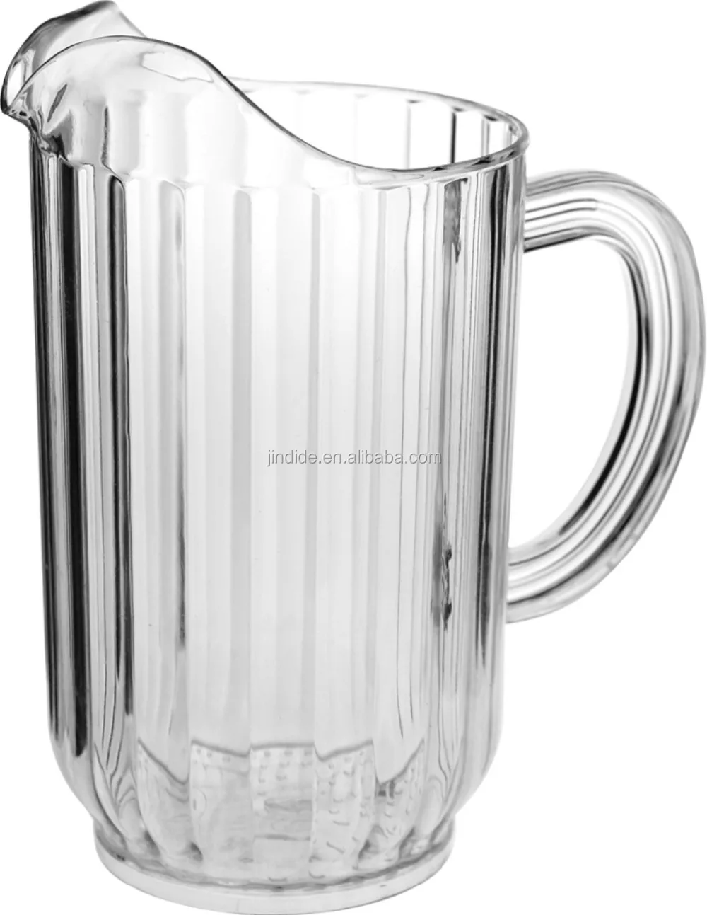 High-capacity 1350ML plastic PC pitcher with handle