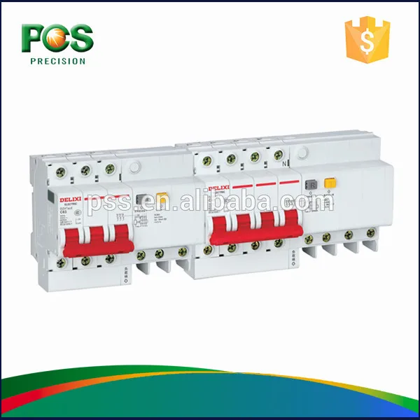 Delixi DZ47sLE остаточного тока выключатель узо ас 400в 2 P 40A 3 ма P 4 P IP20 50 / 60 Гц