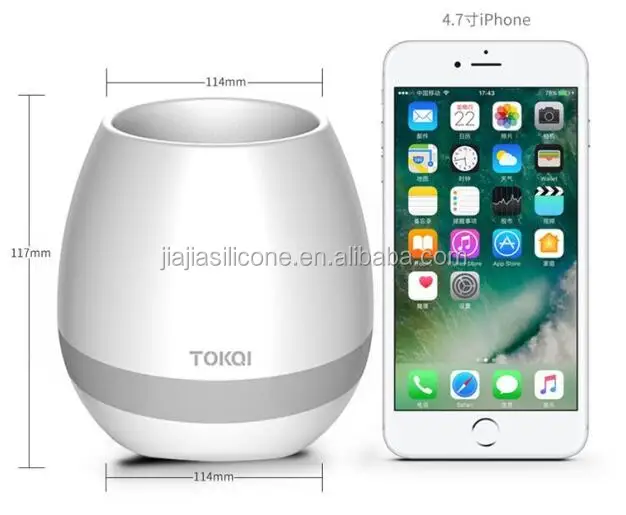 Оптовая свет smart touch музыка лампы завод горшок выпуская стресс