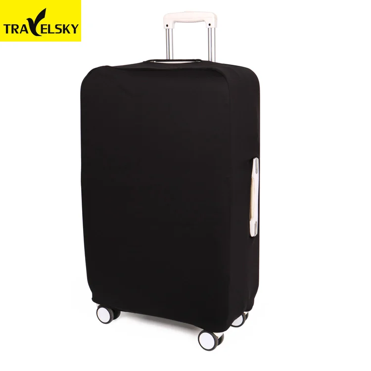 Travelsky Custom high elasticity suitcase protective spandex waterproof luggage cover