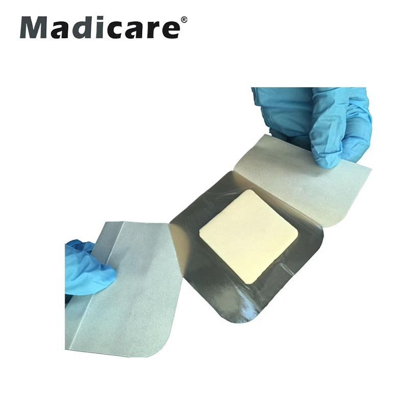 Medical Foam Dressing Non Adhesive For High Exudation Wounds: Ulcers Bedsores Donated Skin Areas Burn Hurt
