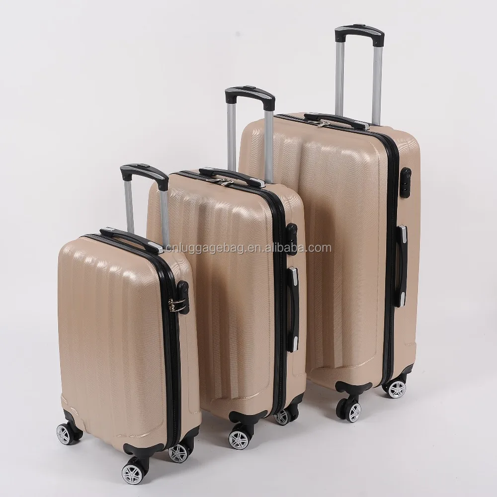 
2017 new arrival fashion style usa luggage manufacturer ABS spinner unique travel luggage 