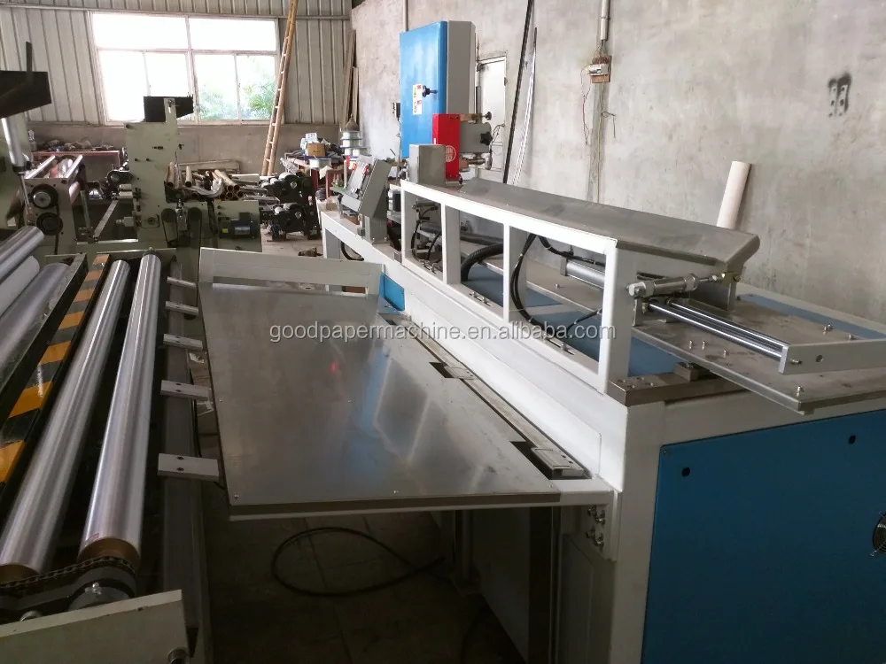 Automatic bathroom paper cutting equipment band saw toilet paper cutting machine