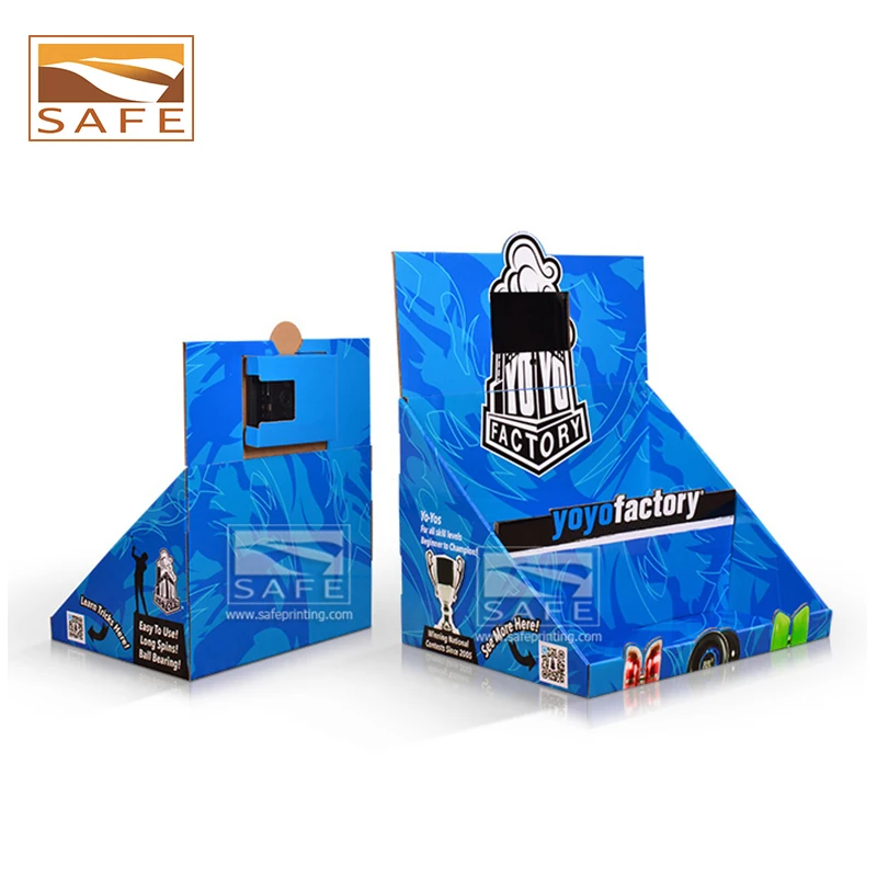 Pop cardboard small carton cdu countertop counter top pdq display boxes,point of sale display box