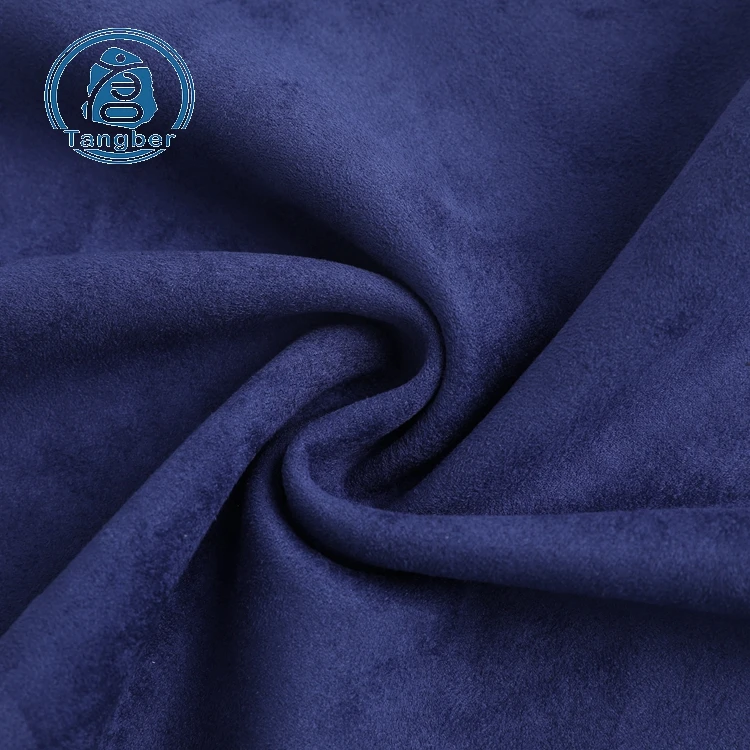 Golen supplier stretch knitting faux polyester scuba suede cloth fabric