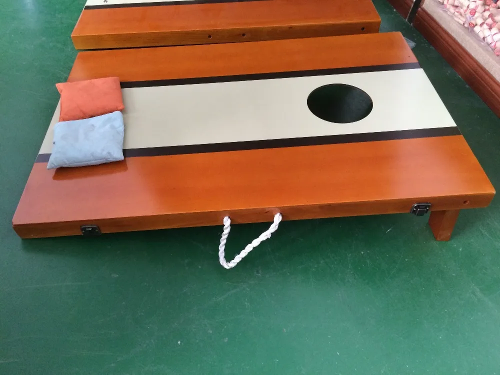 Professional Wooden Bean Bag Toss For Outdoor Game And Garden Games With Sand Bag For Promotion Gift