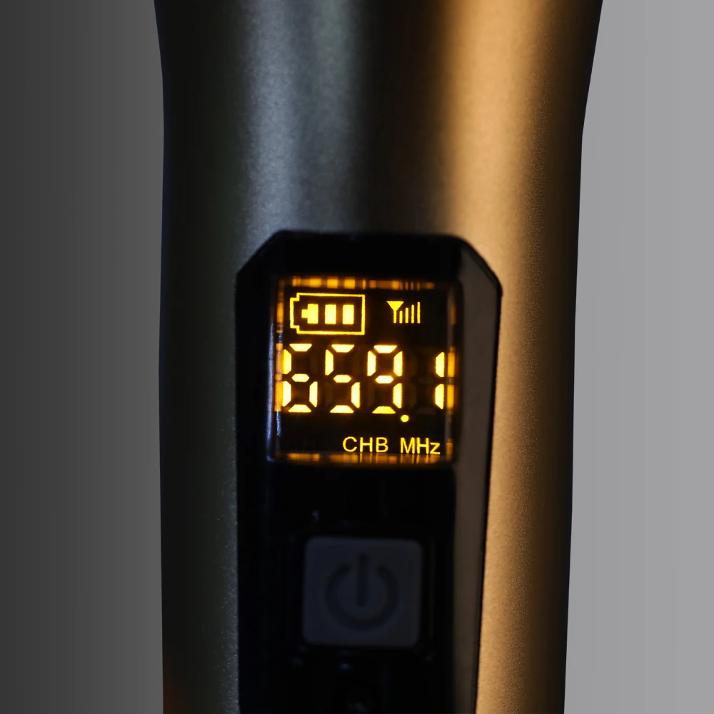 Karaoke Night Parties Conference and Outdoor Wedding Metal UHF Wireless Microphone System