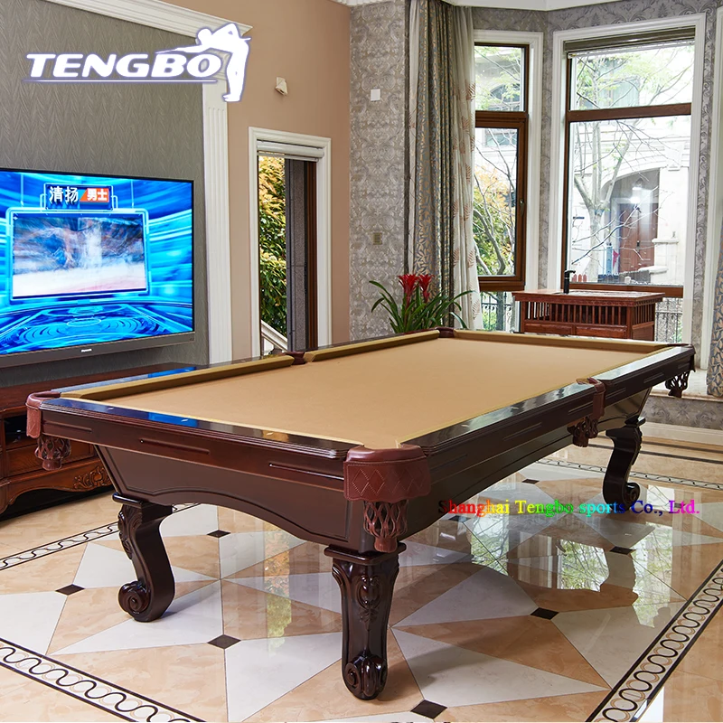 Classical Antique slate carving wooden United billiards pool table