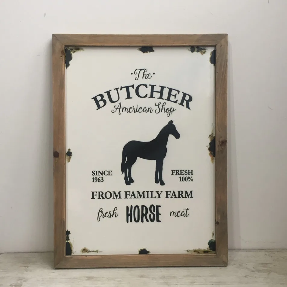 Farm Animal Wall Decor Sign