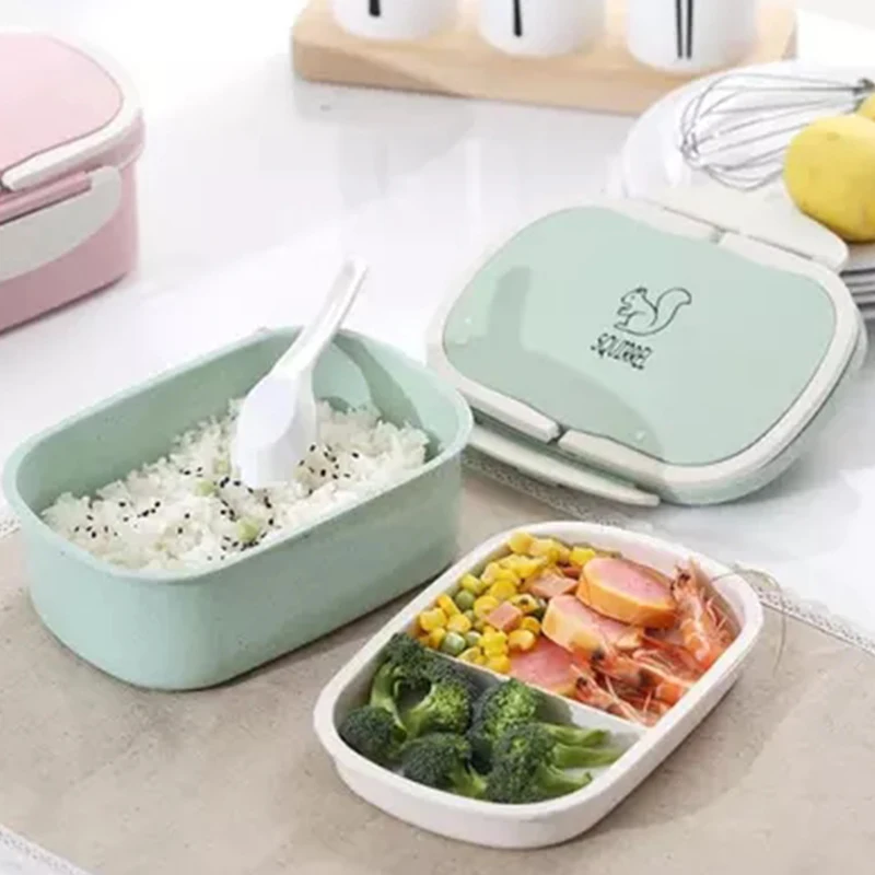 950ml rectangle hot lunch bento box lunch with handle