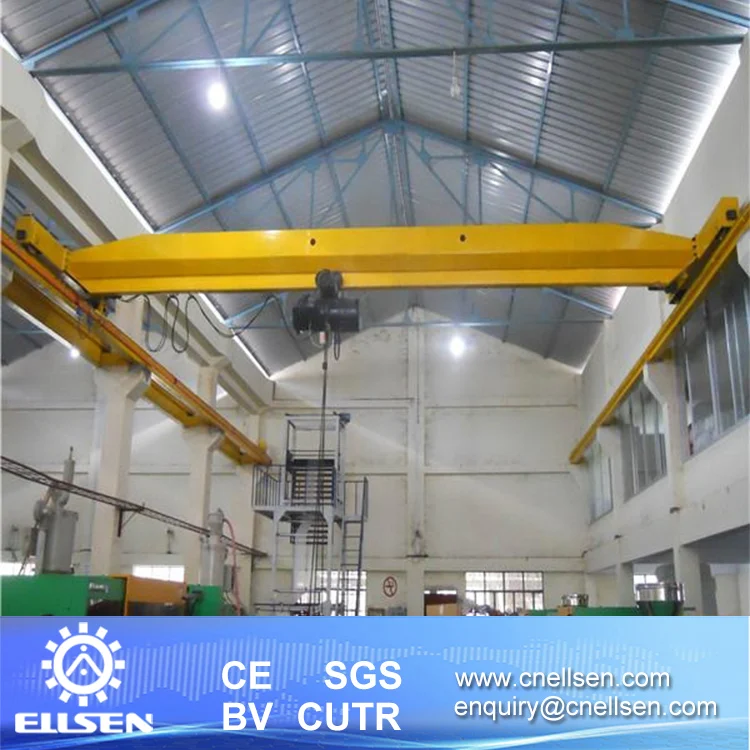 Тележка для лебедки мостового крана с рельсовой установкой модели LD