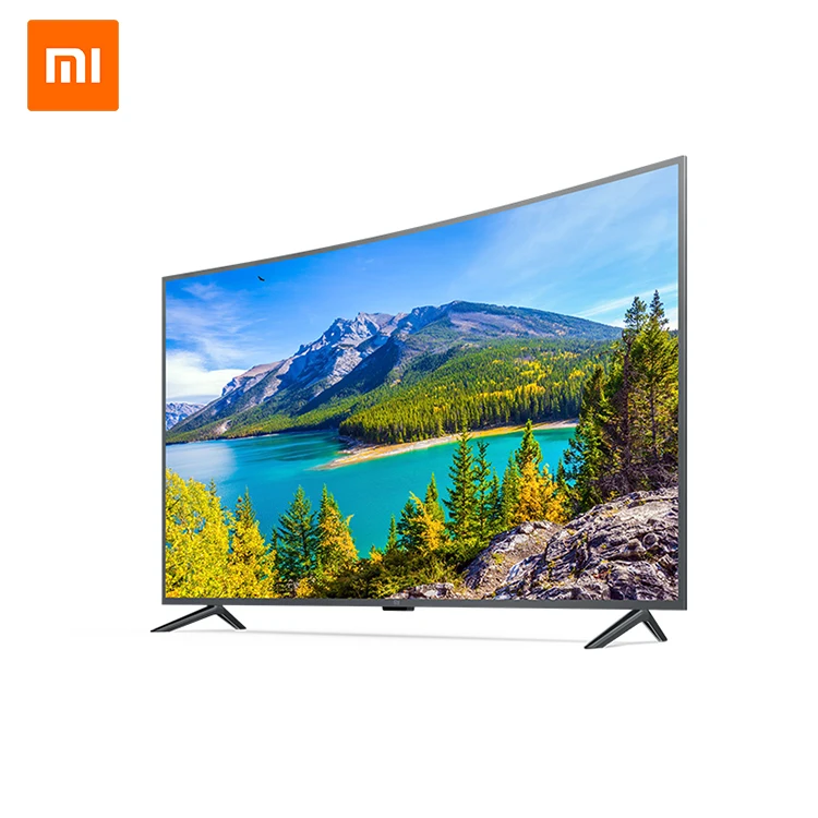 New Model Cheap Chinese Xiaomi TV 55 Curved TV 4K Mi Digital Big Screen HD LCD Smart TV Remote Control 2GB RAM 8GB ROM