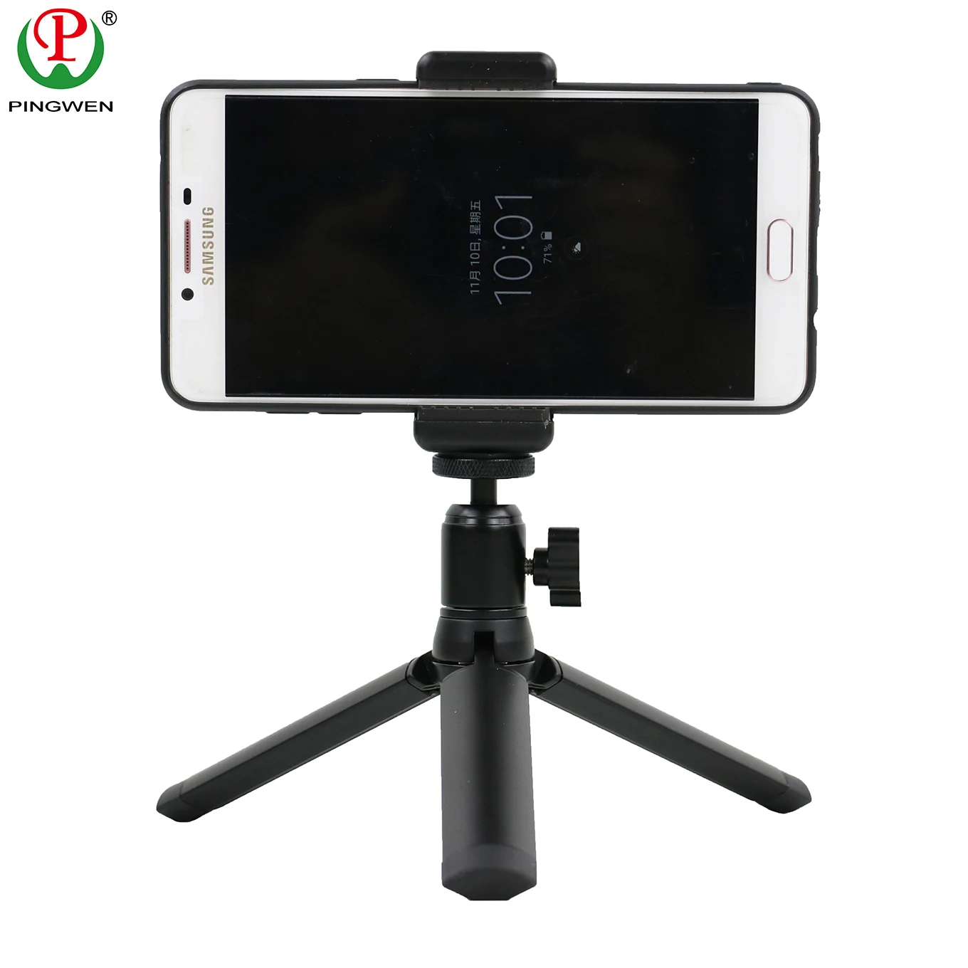 Quality flexible mini tripod kits for travel trip tripod kits with phone clip and ball head adaptor