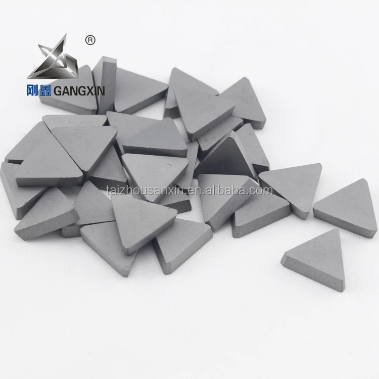 YT15/YT5 carbide tips ISO certificate1/2,3/4 triangle P30 carbide tips sanxin