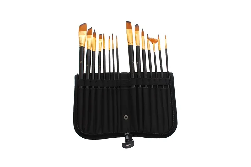 Sizhuo Hot Selling 15 pcs Painting Brush Set Without Any Private Brand